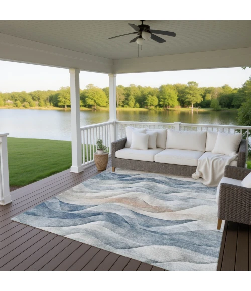 Dalyn Pacifica Blue PA3 8ft. x 10ft. Rug