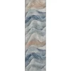 Dalyn Pacifica Blue PA3 2ft.3in. x 7ft.6in. Rug