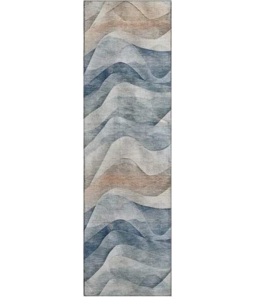 Dalyn Pacifica Blue PA3 2ft.3in. x 7ft.6in. Rug