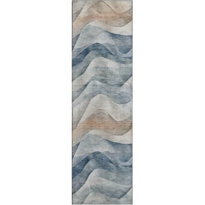Dalyn Pacifica Blue PA3 2ft.3in. x 7ft.6in. Rug