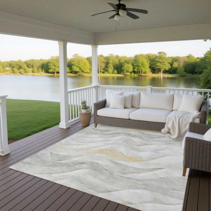 Dalyn Pacifica Gray PA3 10ft. x 14ft. Rug