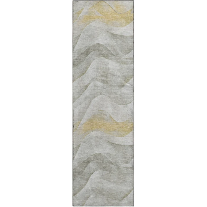 Dalyn Pacifica Gray PA3 2ft.3in. x 7ft.6in. Rug