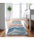 Dalyn Pacifica Teal PA3 2ft.3in. x 7ft.6in. Rug