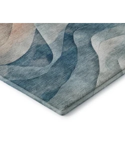 Dalyn Pacifica Teal PA3 9ft. x 12ft. Rug