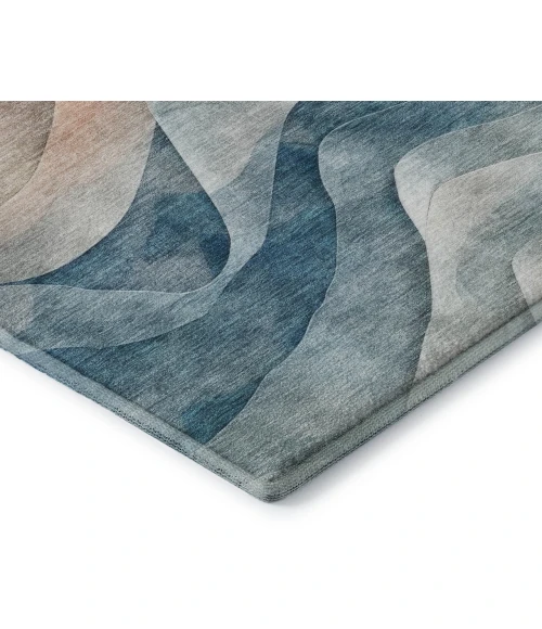 Dalyn Pacifica Teal PA3 8ft. x 8ft. Rug