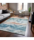 Dalyn Pacifica Teal PA3 9ft. x 12ft. Rug