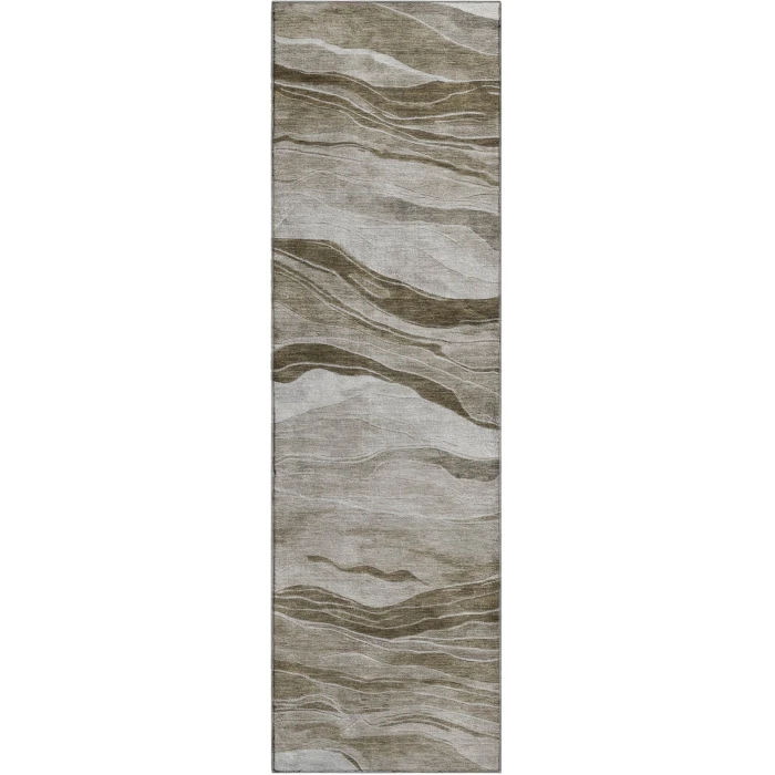 Dalyn Pacifica Brown PA6 2ft.3in. x 7ft.6in. Rug