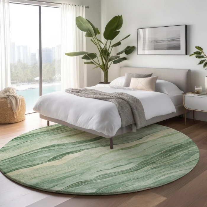 Dalyn Pacifica Green PA6 8ft. x 8ft. Rug