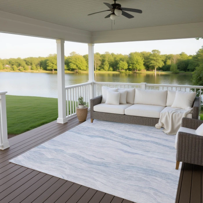 Dalyn Pacifica Blue PA6 3ft. x 5ft. Rug