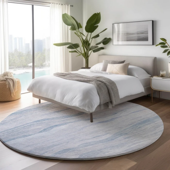 Dalyn Pacifica Blue PA6 8ft. x 8ft. Rug
