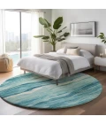 Dalyn Pacifica Teal PA6 8ft. x 8ft. Rug
