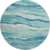 Dalyn Pacifica Teal PA6 8ft. x 8ft. Rug