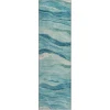 Dalyn Pacifica Teal PA6 2ft.3in. x 7ft.6in. Rug