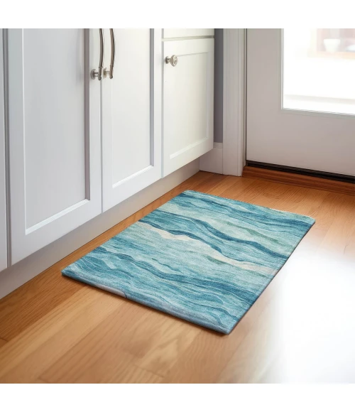 Dalyn Pacifica Teal PA6 1ft.8in. x 2ft.6in. Rug
