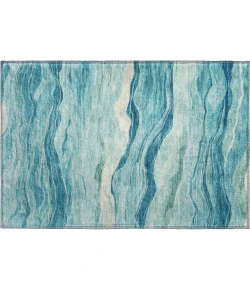 Dalyn Pacifica Teal PA6 1ft.8in. x 2ft.6in. Rug