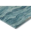 Dalyn Pacifica Teal PA6 8ft. x 8ft. Rug