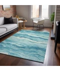 Dalyn Pacifica Teal PA6 5ft. x 7ft.6in. Rug