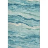 Dalyn Pacifica Teal PA6 3ft. x 5ft. Rug