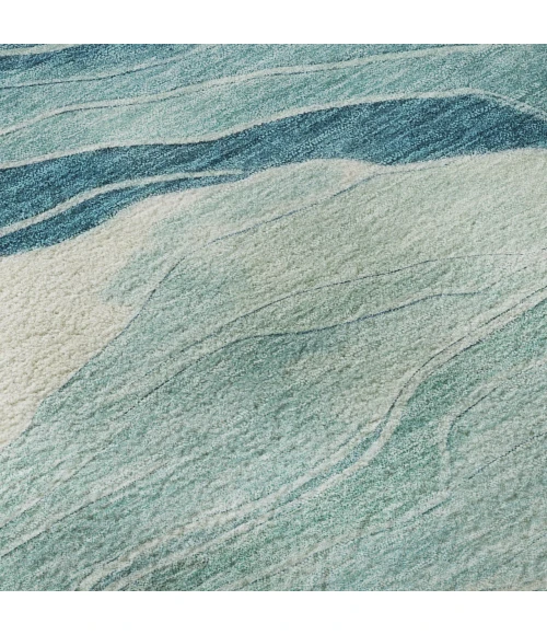 Dalyn Pacifica Teal PA6 8ft. x 8ft. Rug