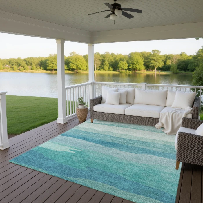Dalyn Pacifica Teal PA9 3ft. x 5ft. Rug