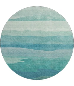 Dalyn Pacifica Teal PA9 8ft. x 8ft. Rug