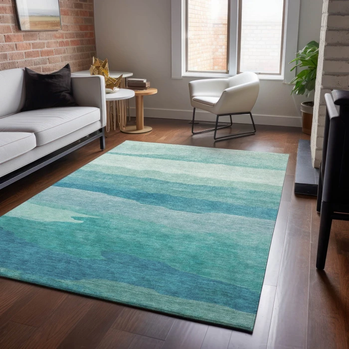 Dalyn Pacifica Teal PA9 3ft. x 5ft. Rug