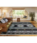 Dalyn Indoor/Outdoor Phoenix PH3 Black Washable 2'6" x 3'10" Rug