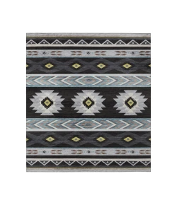 Dalyn Indoor/Outdoor Phoenix PH3 Black Washable 2'6" x 3'10" Rug