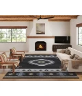Dalyn Indoor/Outdoor Phoenix PH4 Black Washable 2'6" x 3'10" Rug