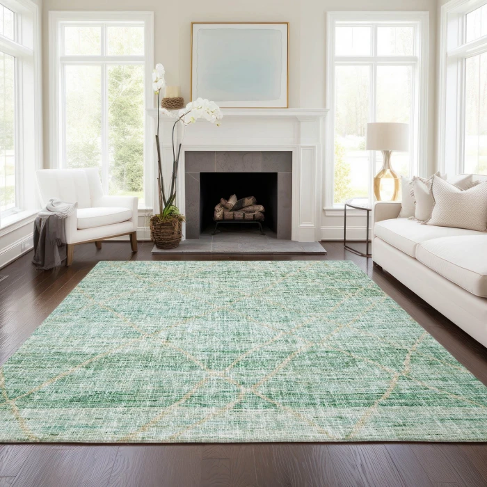 Dalyn Portico Green PO1 2ft.6in. x 3ft.10in. Rug