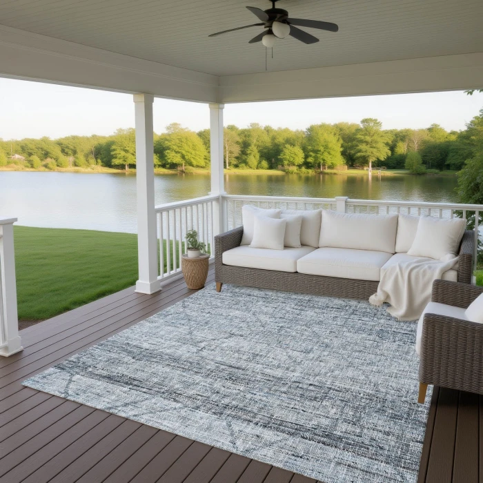 Dalyn Portico Blue PO1 9ft. x 12ft. Rug