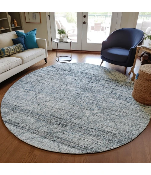 Dalyn Portico Blue PO1 8ft. x 8ft. Rug