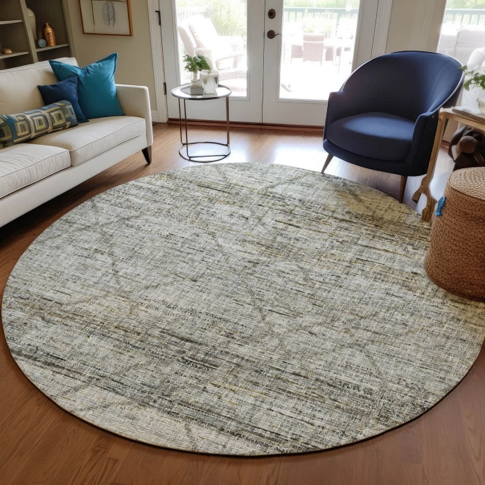 Dalyn Portico Gray PO1 8ft. x 8ft. Rug