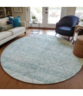 Dalyn Portico Teal PO1 8ft. x 8ft. Rug