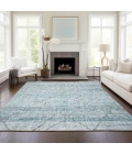 Dalyn Portico Teal PO1 2ft.6in. x 3ft.10in. Rug