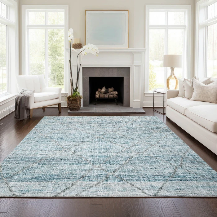 Dalyn Portico Teal PO1 10ft. x 14ft. Rug