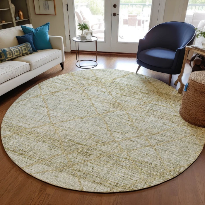 Dalyn Portico Gold PO1 8ft. x 8ft. Rug