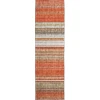 Dalyn Portico Orange PO2 2ft.3in. x 7ft.6in. Rug