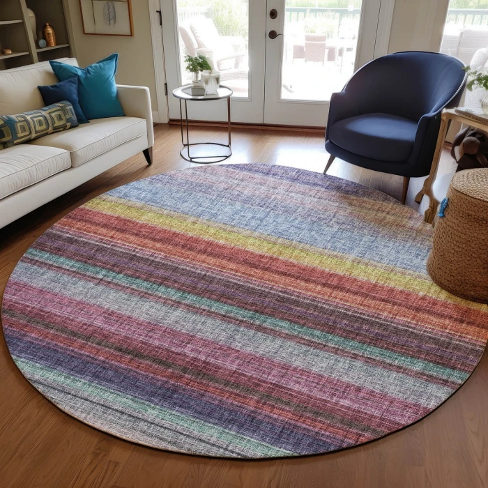 Dalyn Portico Purple PO2 8ft. x 8ft. Rug