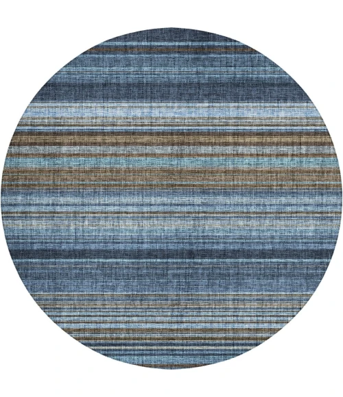 Dalyn Portico Blue PO2 8ft. x 8ft. Rug