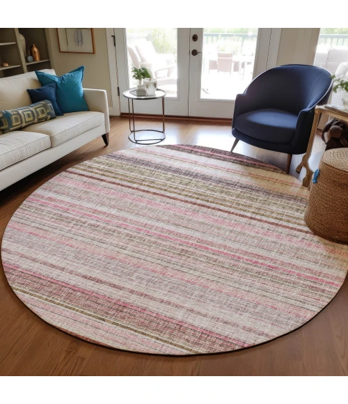 Dalyn Portico Pink PO2 8ft. x 8ft. Rug