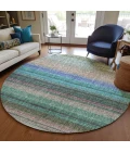 Dalyn Portico Green PO2 8ft. x 8ft. Rug