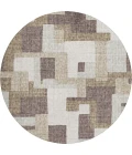 Dalyn Portico Brown PO3 8ft. x 8ft. Rug