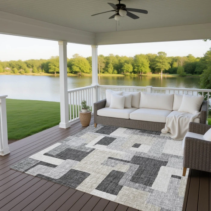 Dalyn Portico Gray PO3 10ft. x 14ft. Rug