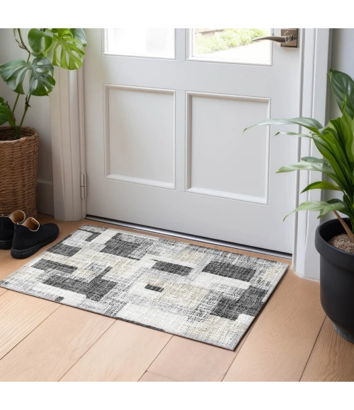 Dalyn Portico Gray PO3 1ft.8in. x 2ft.6in. Rug