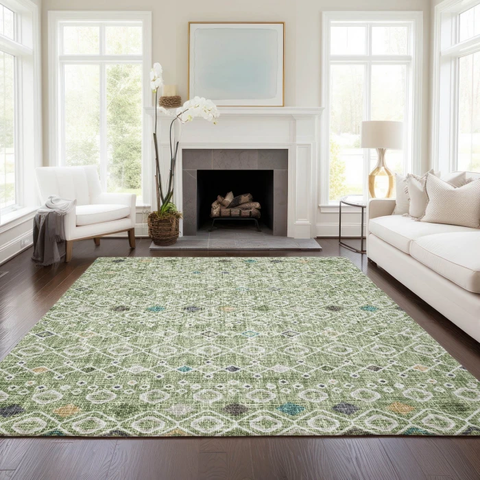 Dalyn Portico Green PO4 10ft. x 14ft. Rug