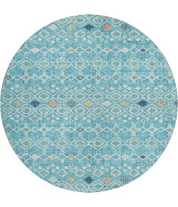 Dalyn Portico Teal PO4 8ft. x 8ft. Rug