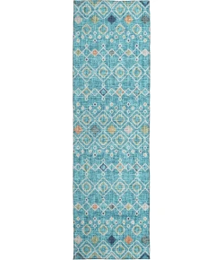 Dalyn Portico Teal PO4 2ft.3in. x 7ft.6in. Rug