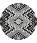Dalyn Portico Black PO5 8ft. x 8ft. Rug