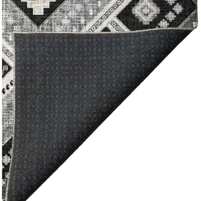 Dalyn Portico Black PO5 1ft.8in. x 2ft.6in. Rug